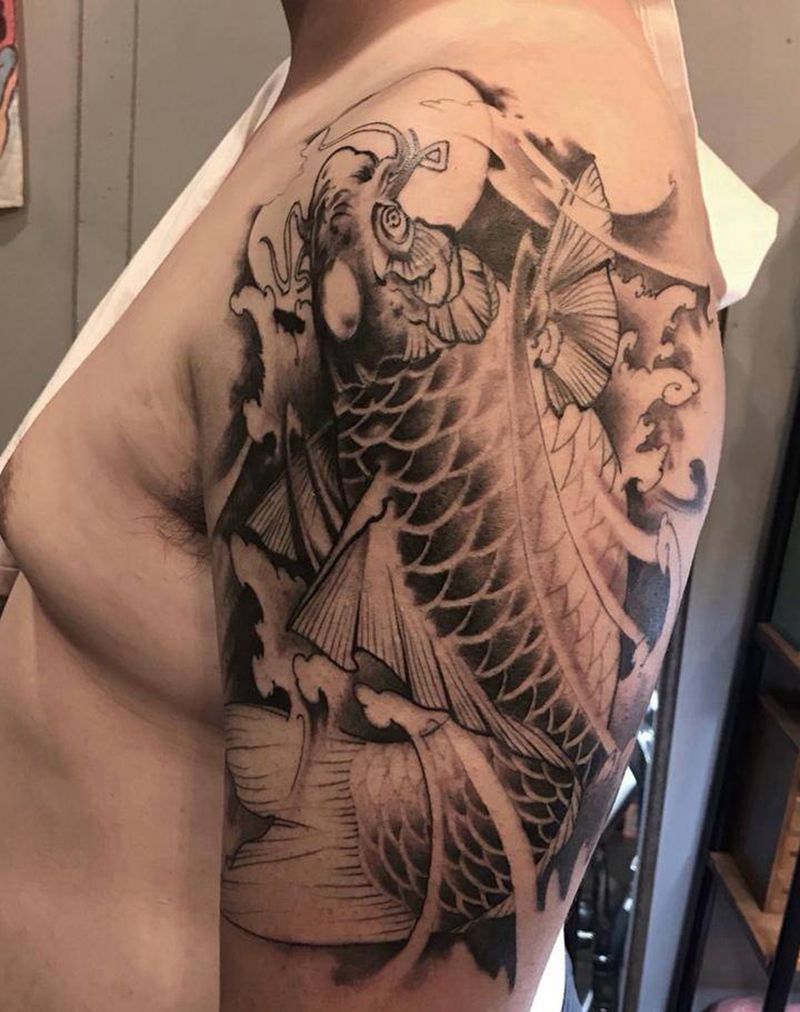 未完成纹身图片