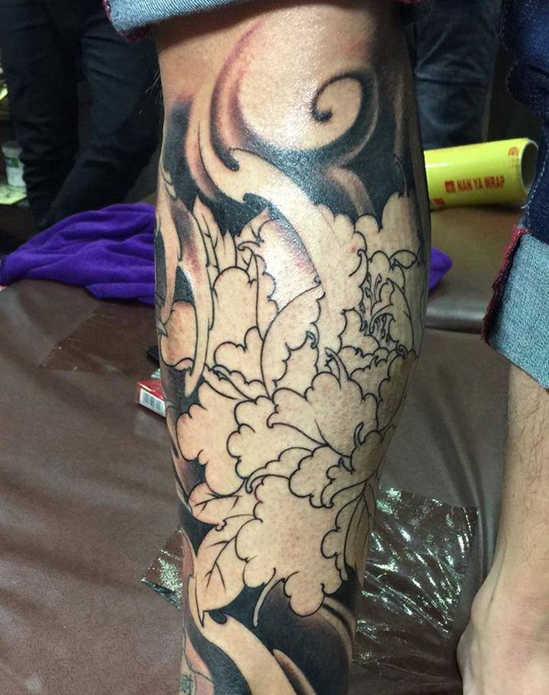 未完成纹身图片