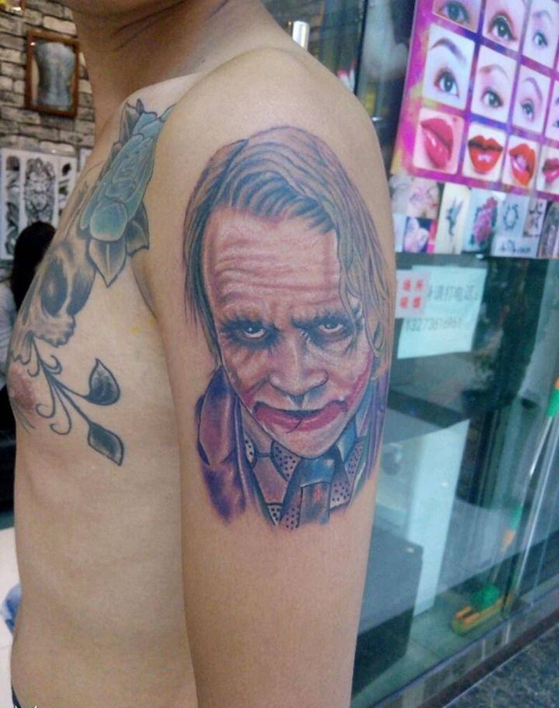 小丑纹身图片