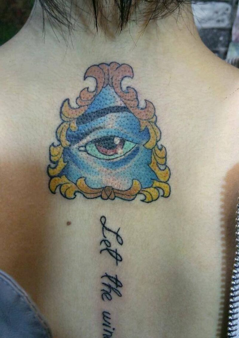 上帝之眼纹身图片