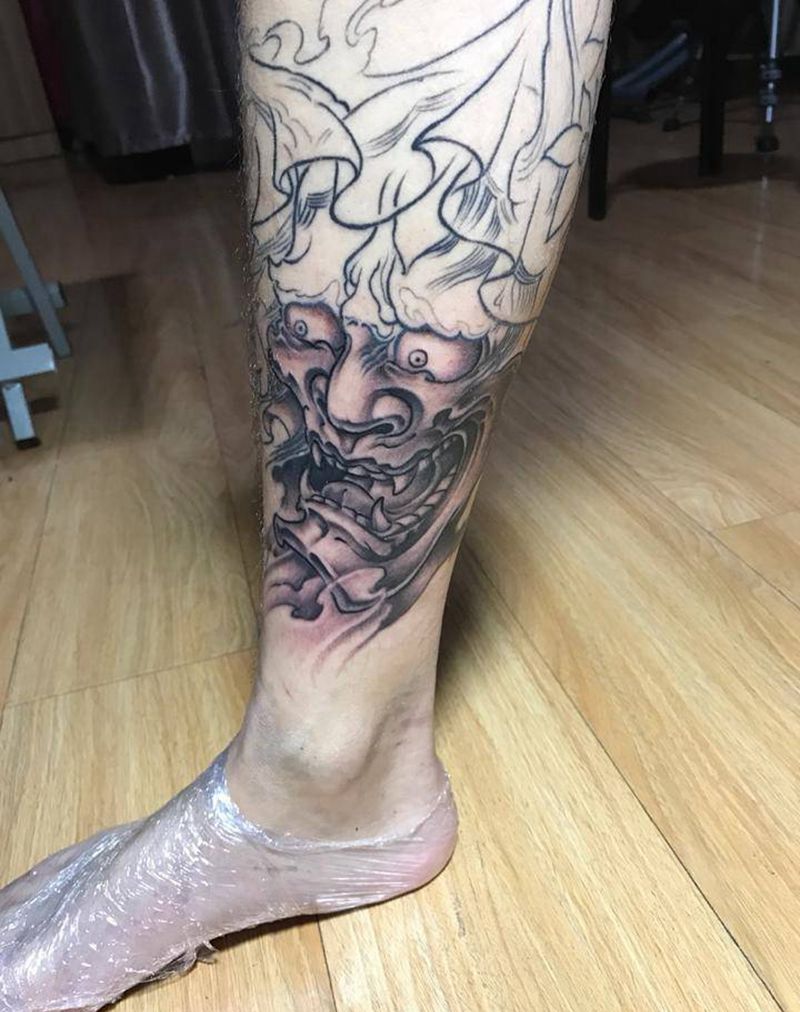 未完成纹身图片