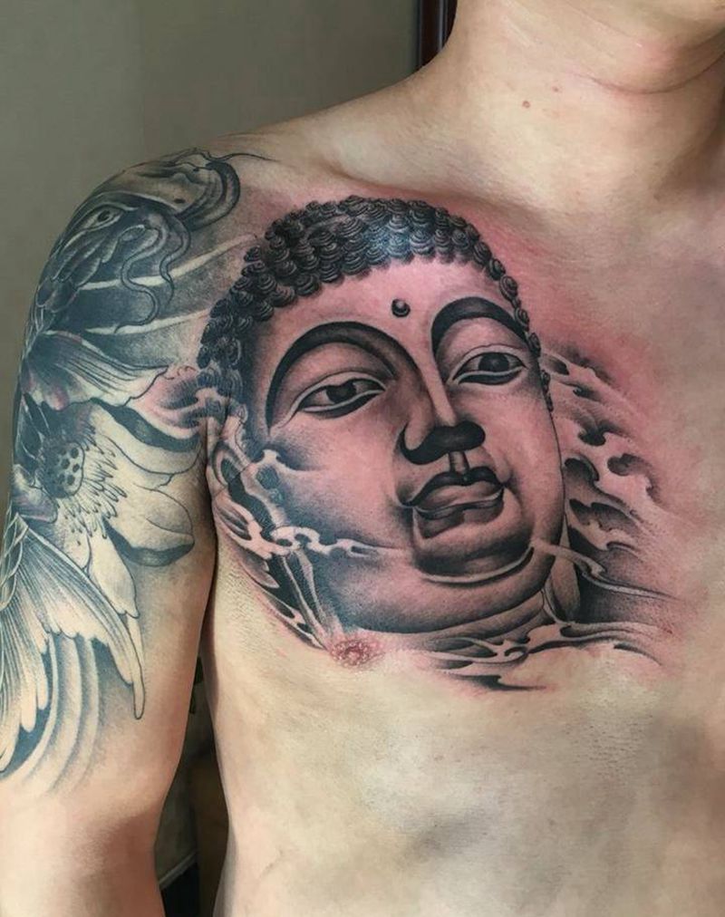 大佛、纹身图片