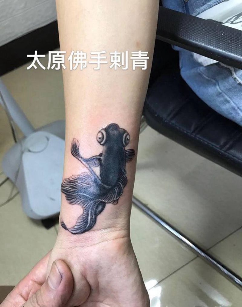 小遮盖纹身图片_手臂水墨新传统纹身图案