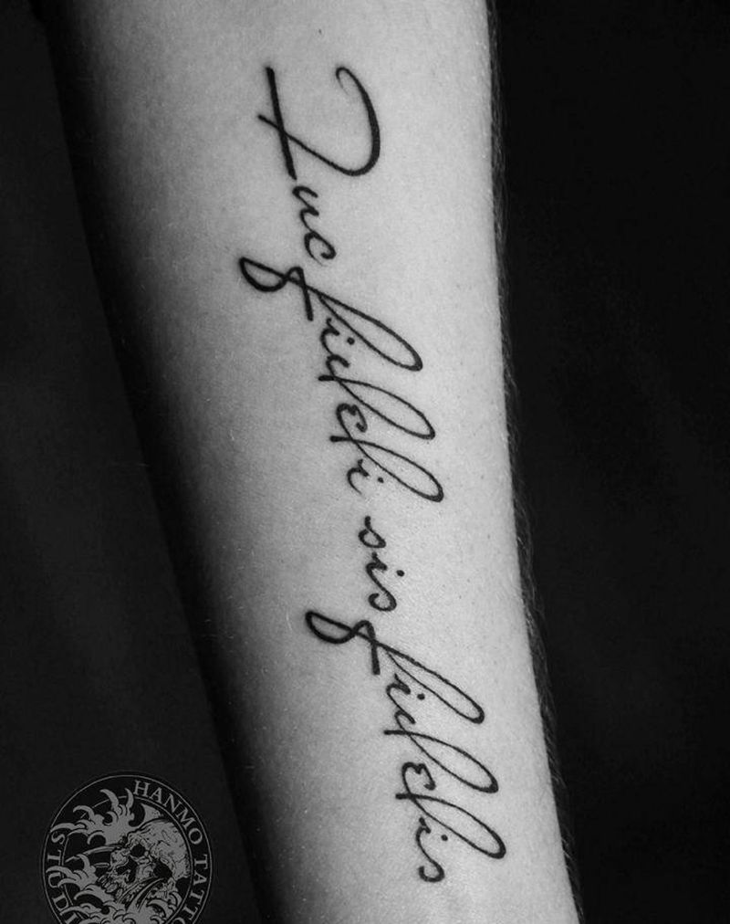 翰墨刺青纹身图片_手臂腰部字母类纹身图案
