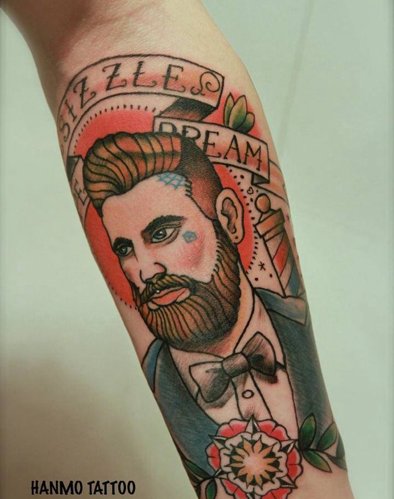 翰墨刺青纹身图片_手臂腿部Old SchoolNew School纹身图案