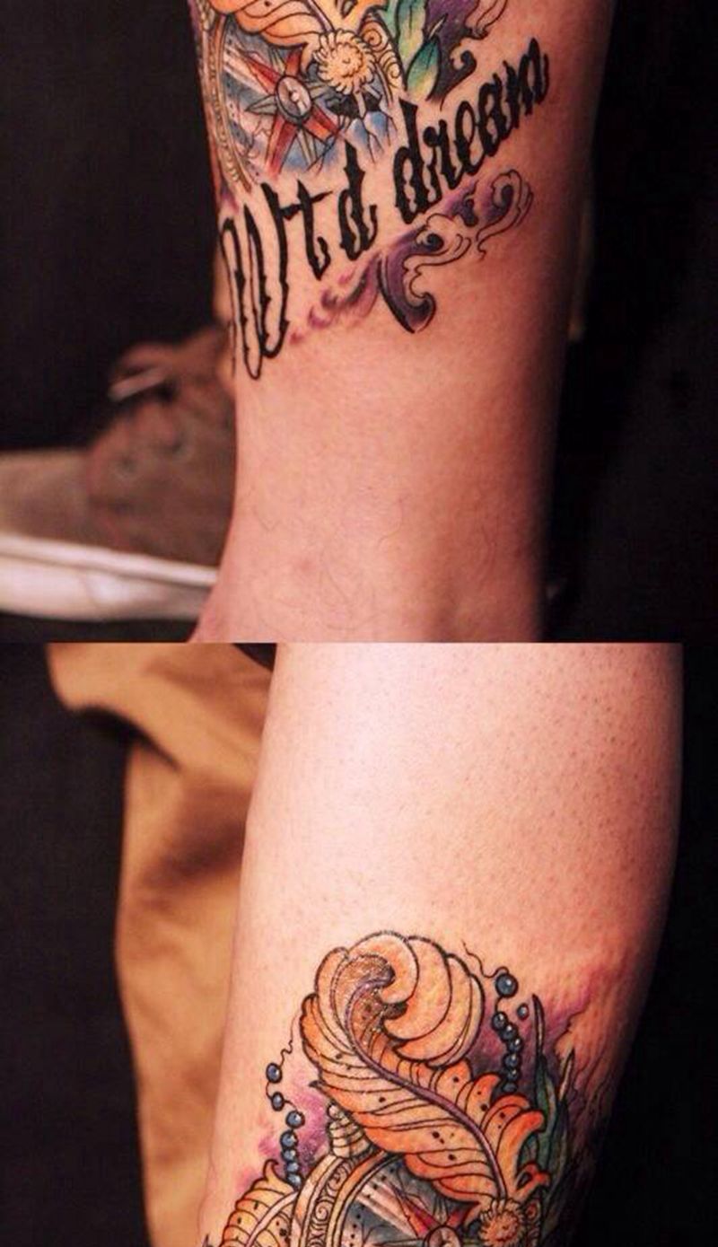 翰墨刺青纹身图片_臀部纹身图案