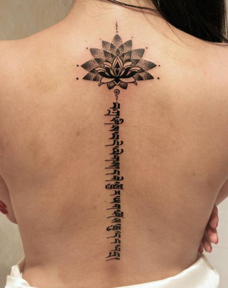 翰墨刺青纹身图片_背部纹身图案