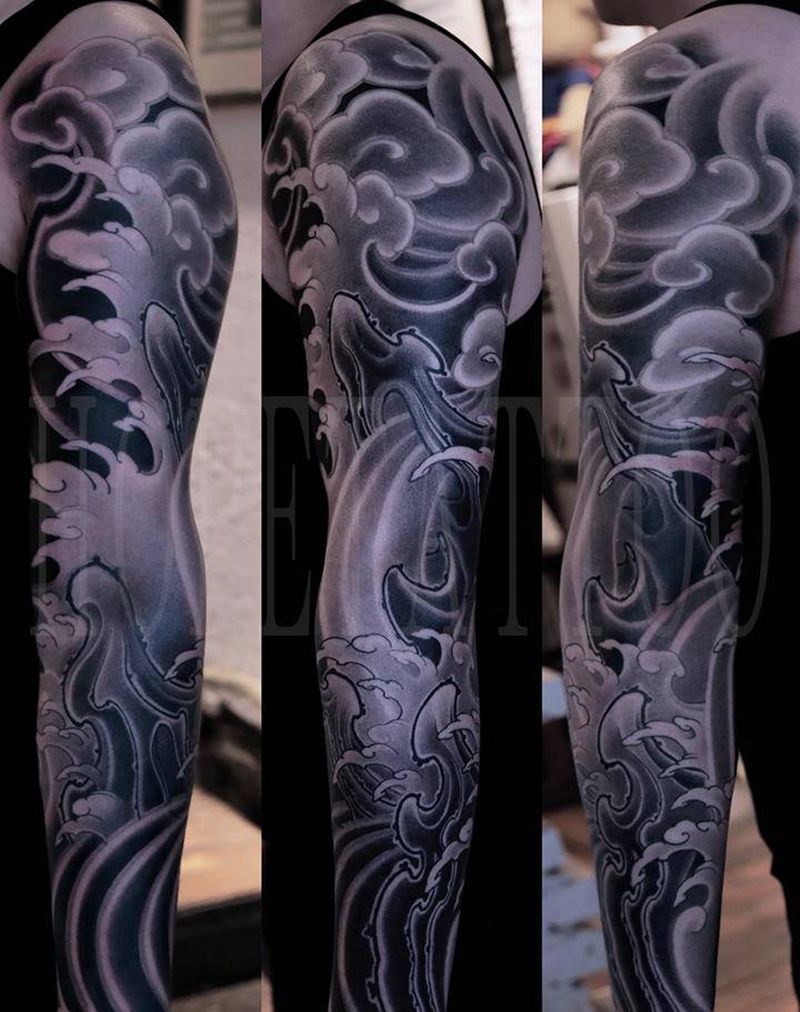 2018作品纹身图片_手臂新传统纹身图案