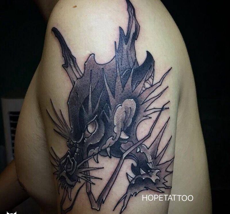 2018作品纹身图片_手臂New School新传统纹身图案