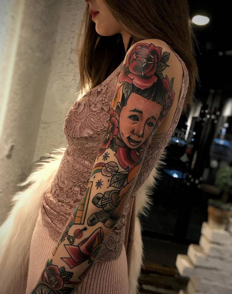 2019作品纹身图片_手臂纹身图案