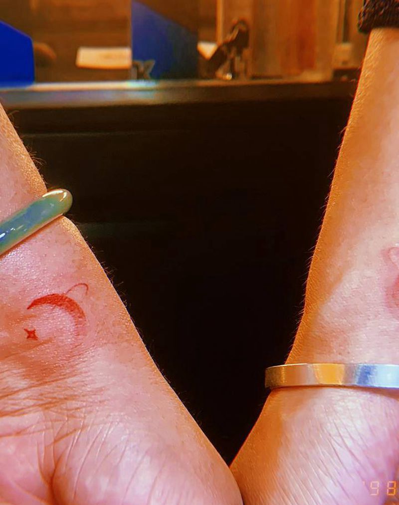 偶尔小清新纹身图片_手臂几何纹身图案