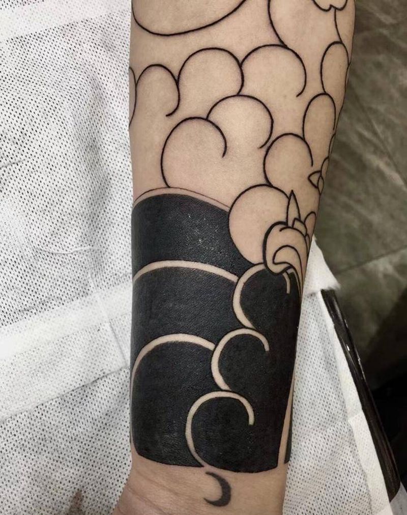 滴血般若纹身图片_手臂纹身图案