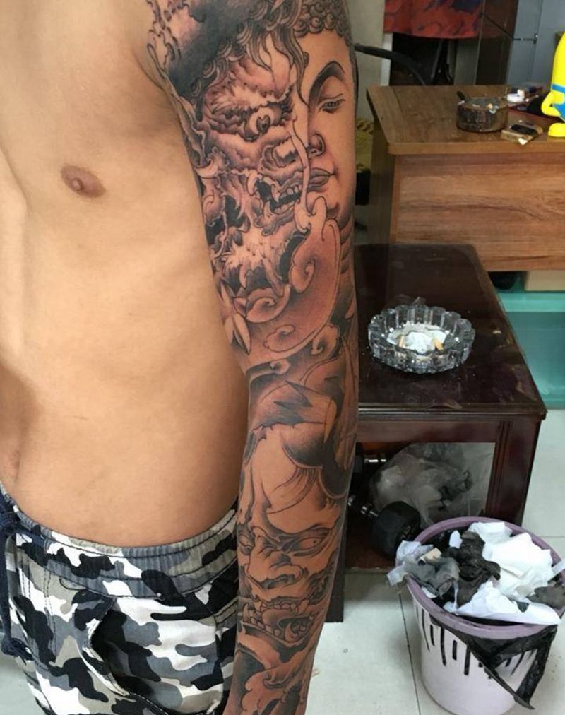 花臂、纹身图片