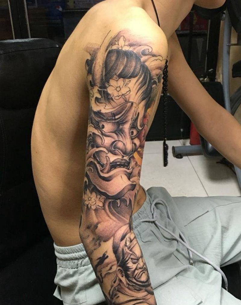 花臂纹身图片