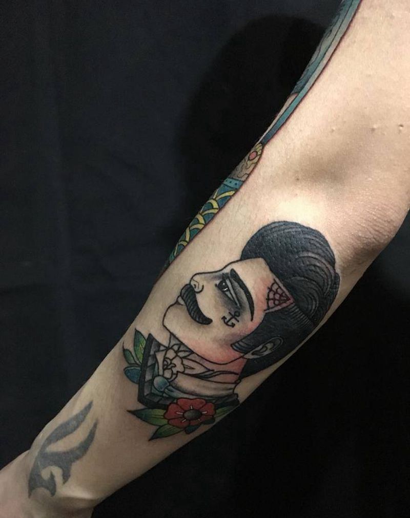 man纹身图片_手臂Old School纹身图案