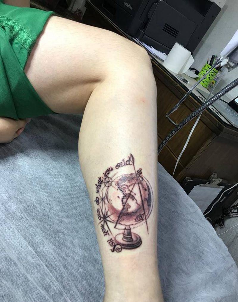 地球上有个我纹身图片