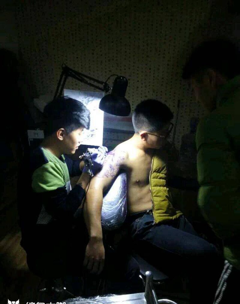 徒弟们学习期间花絮纹身图片