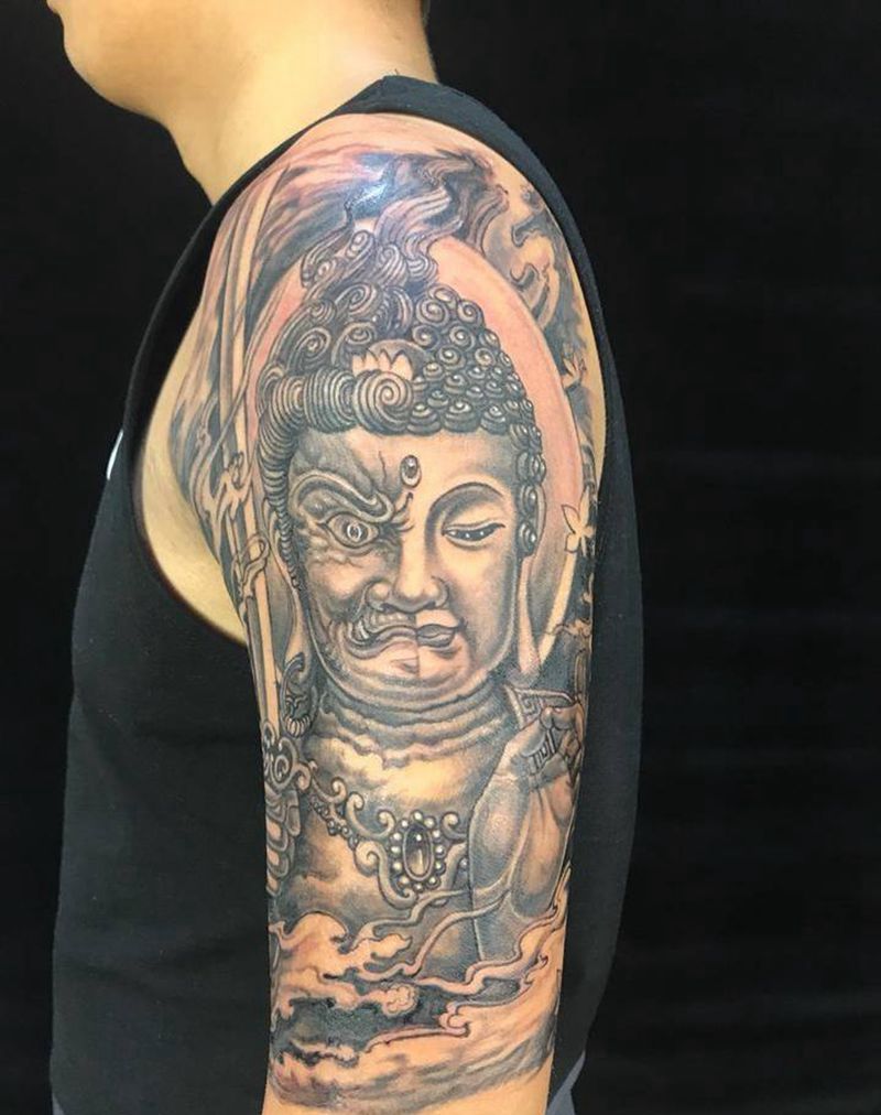 不动尊纹身图片