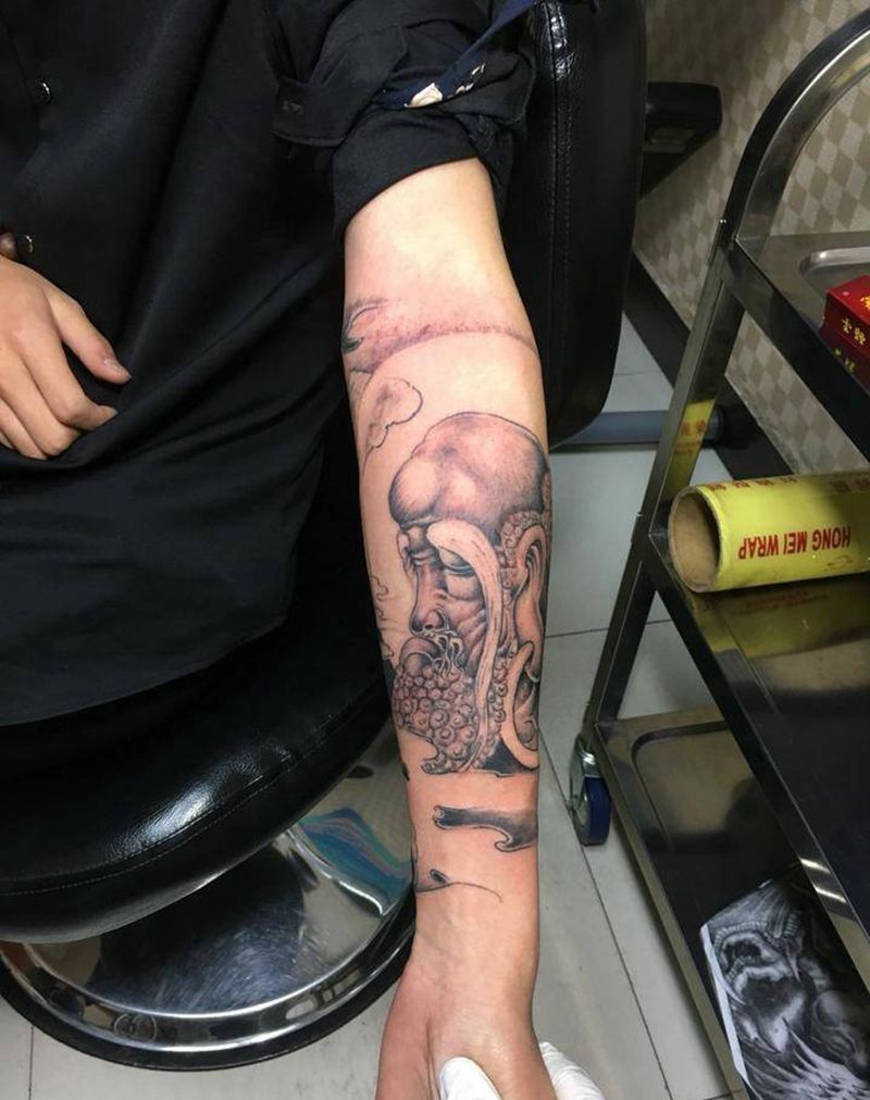 达摩、纹身图片