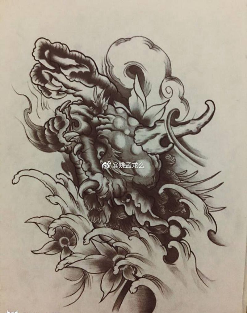 貔貅纹身图片