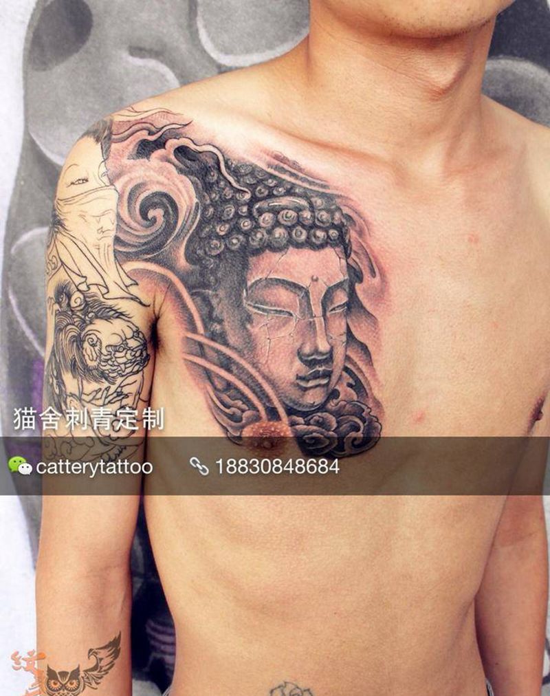 佛像纹身图片
