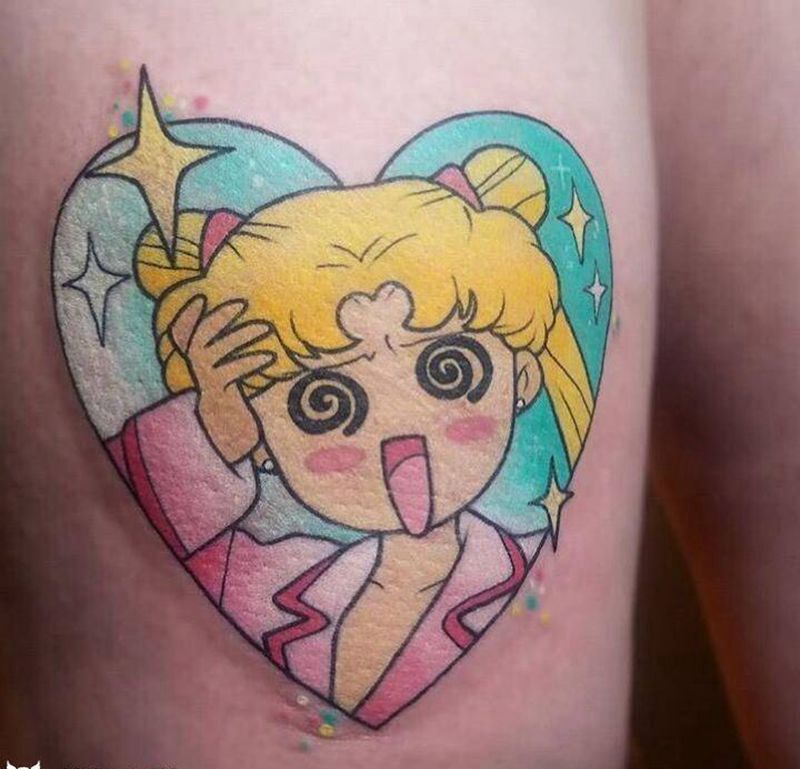 美少女战士纹身图片