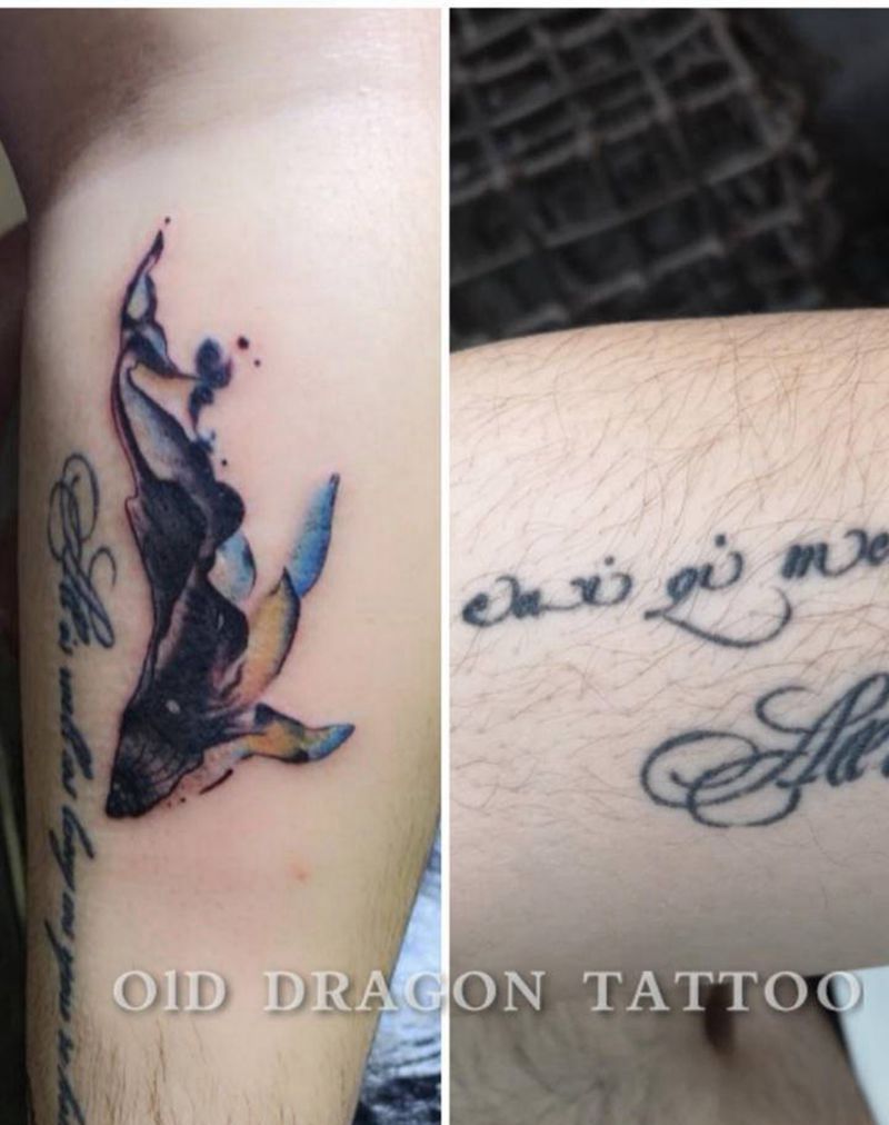 覆盖纹身图片_臀部纹身图案