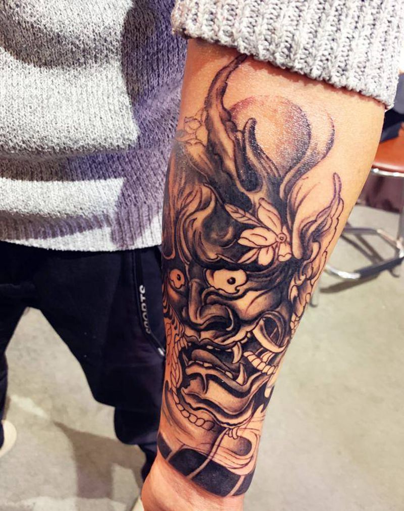 般若纹身图片_手臂纹身图案