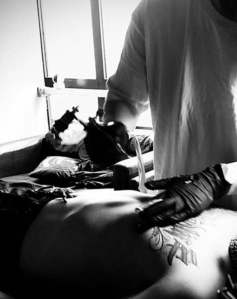 工作照片纹身图片_工作花絮纹身图案