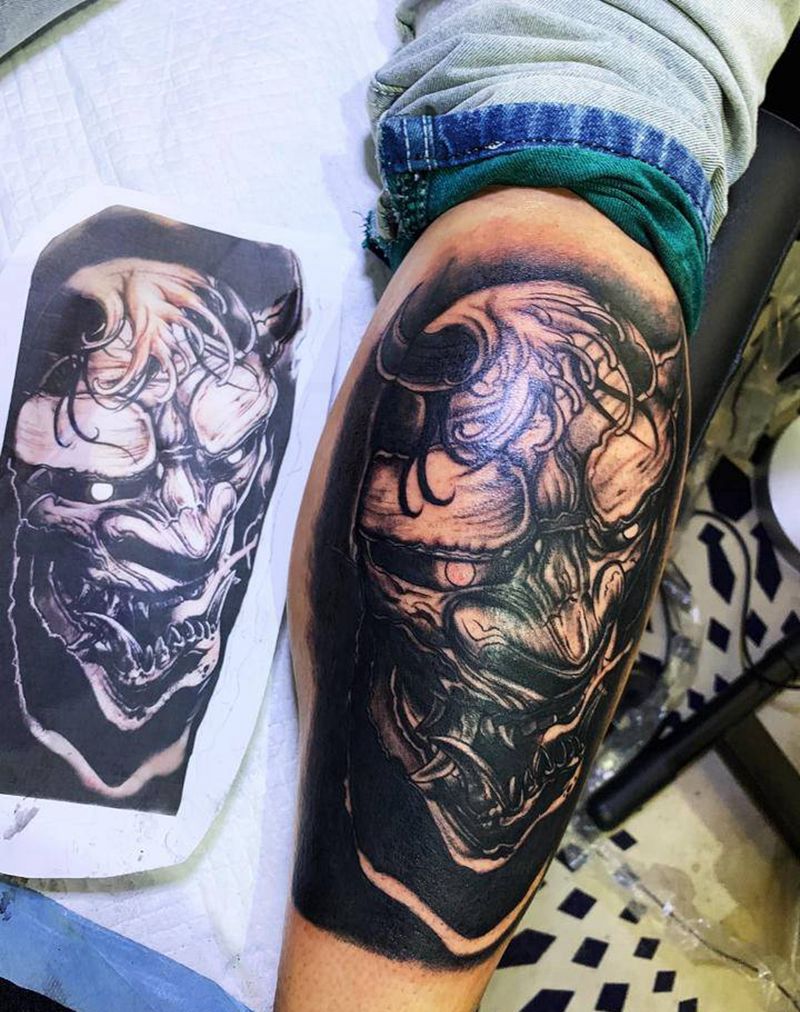 覆盖纹身图片_腿部纹身图案