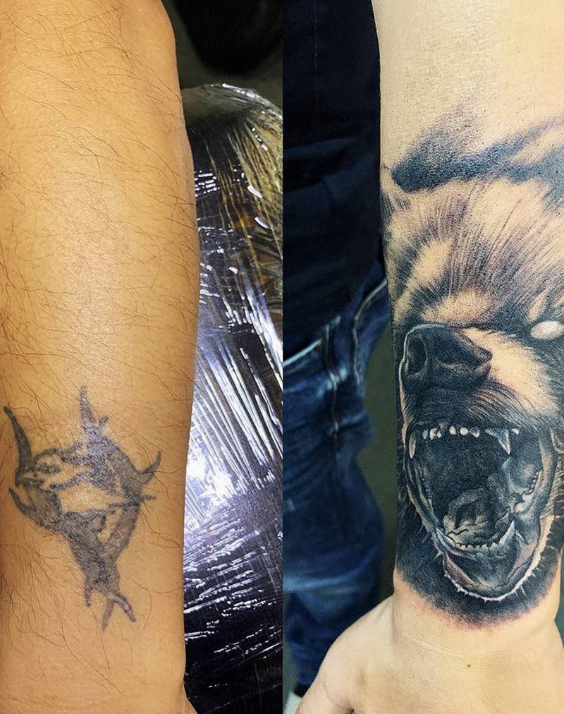 覆盖纹身图片_手臂纹身图案