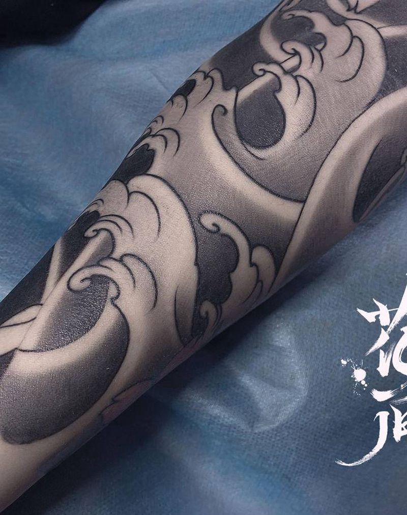 作品局部纹身图片_手臂新传统老传统纹身图案