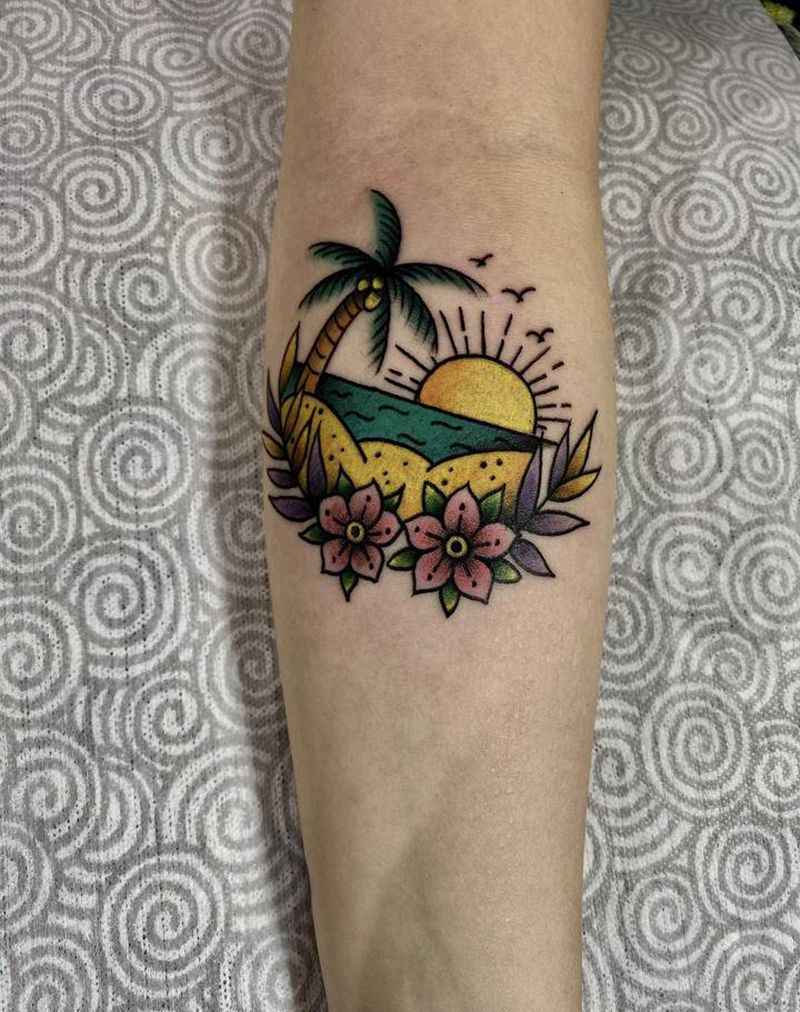 小图纹身图片_手臂Old School纹身图案