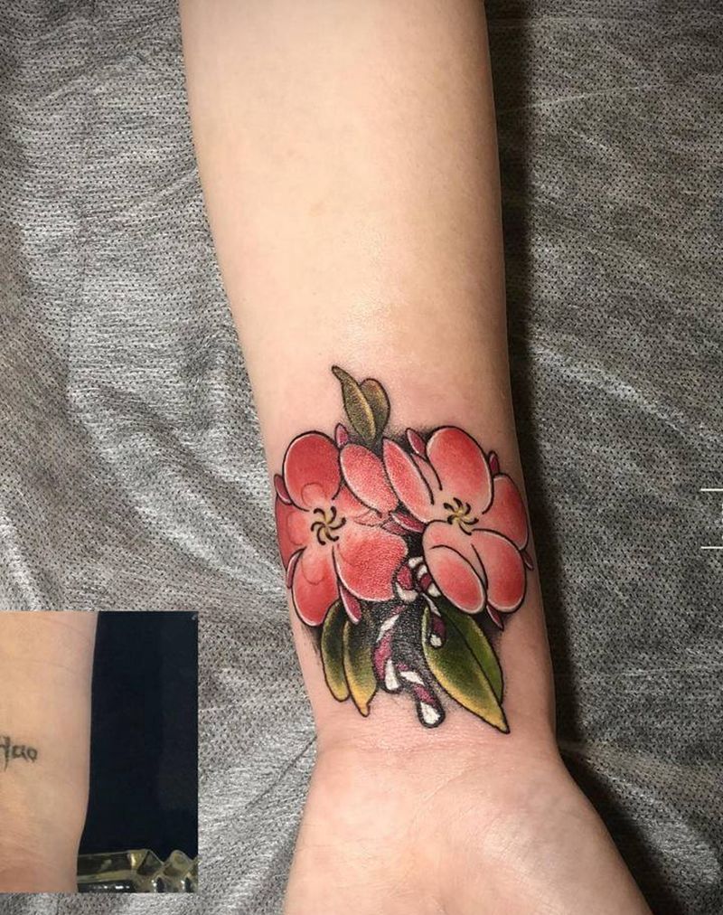 遮盖作品纹身图片_手臂New School纹身图案