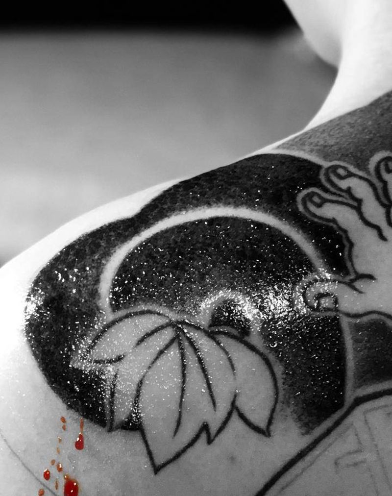 日式传统纹身图片_背部老传统纹身图案