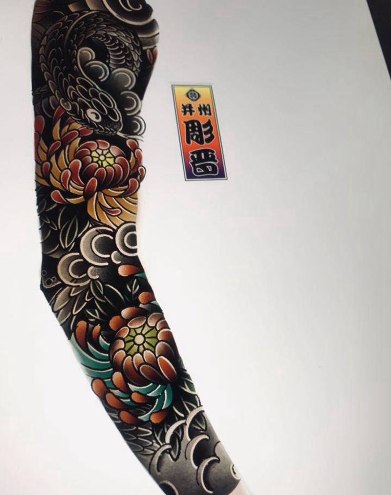 另一款纹身图片_手臂纹身图案