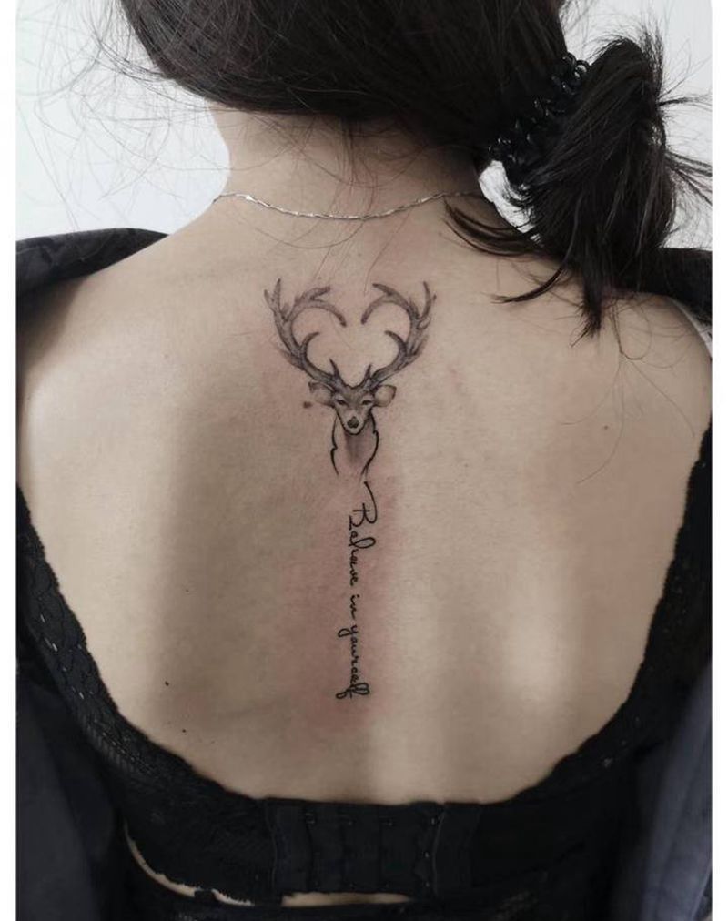 英文纹身图片_背部纹身图案