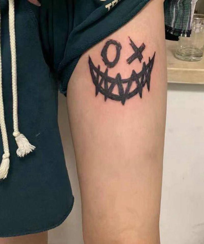 小图纹身图片_腿部腰部纹身图案