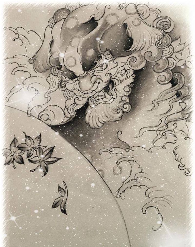 一组手稿纹身图片