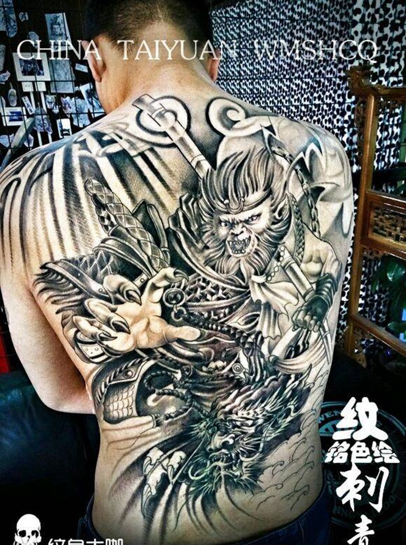 斗战胜佛纹身图片