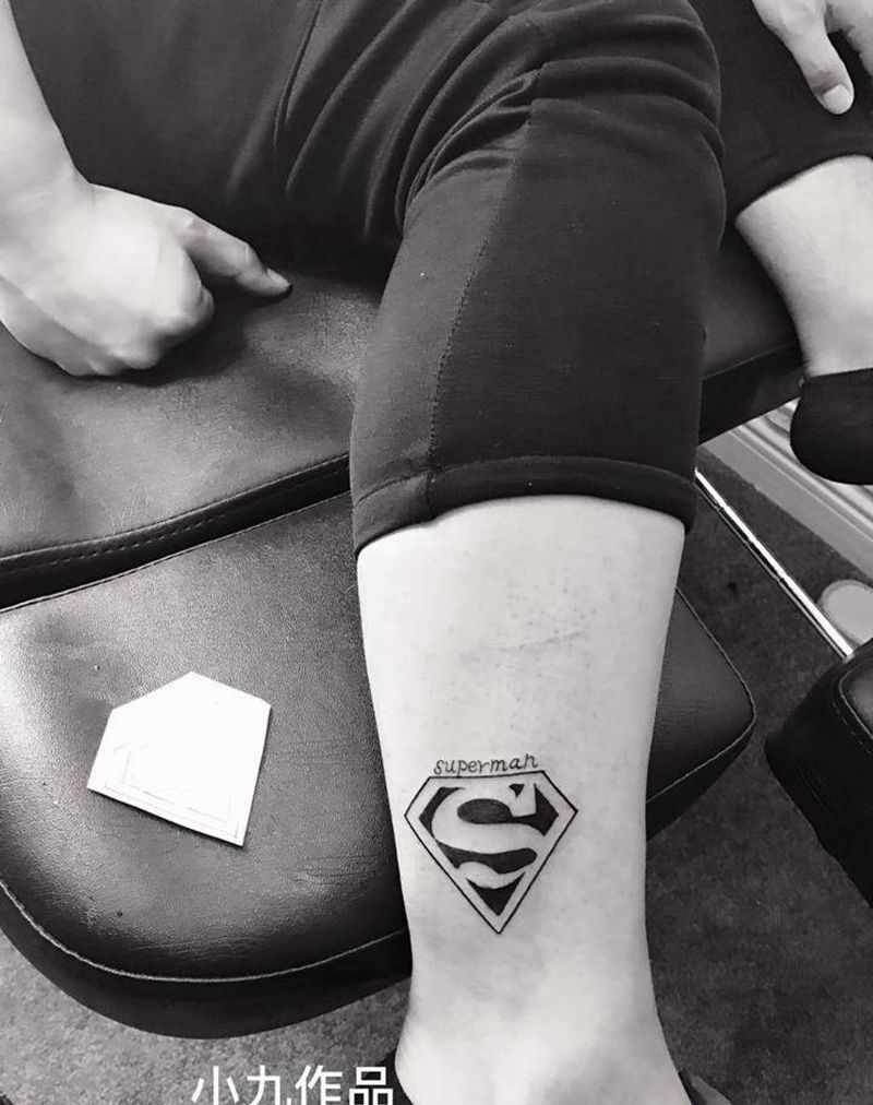 超人纹身图片