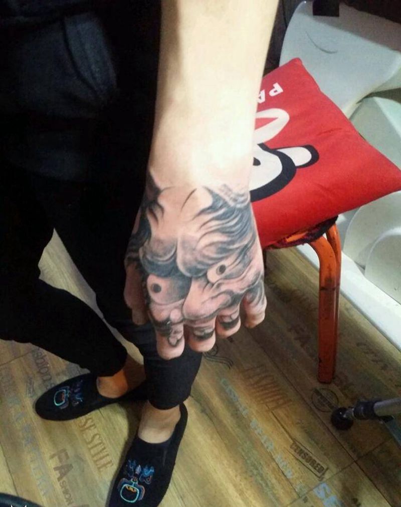 原创班若纹身图片