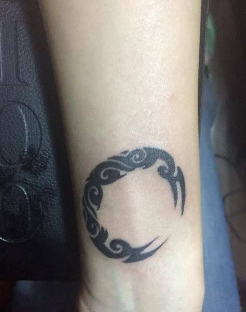 图腾完工纹身图片