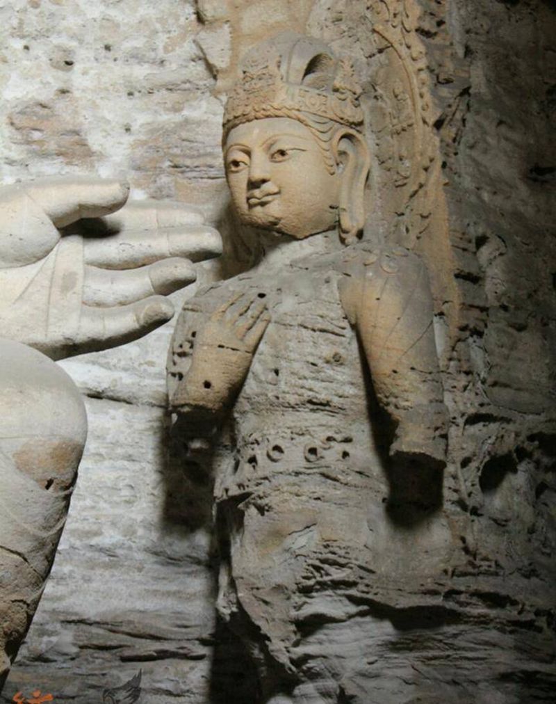 太原翼龙刺青纹身手稿纹身图片_肩部背部传统习俗肖像人物宗教纹身图案