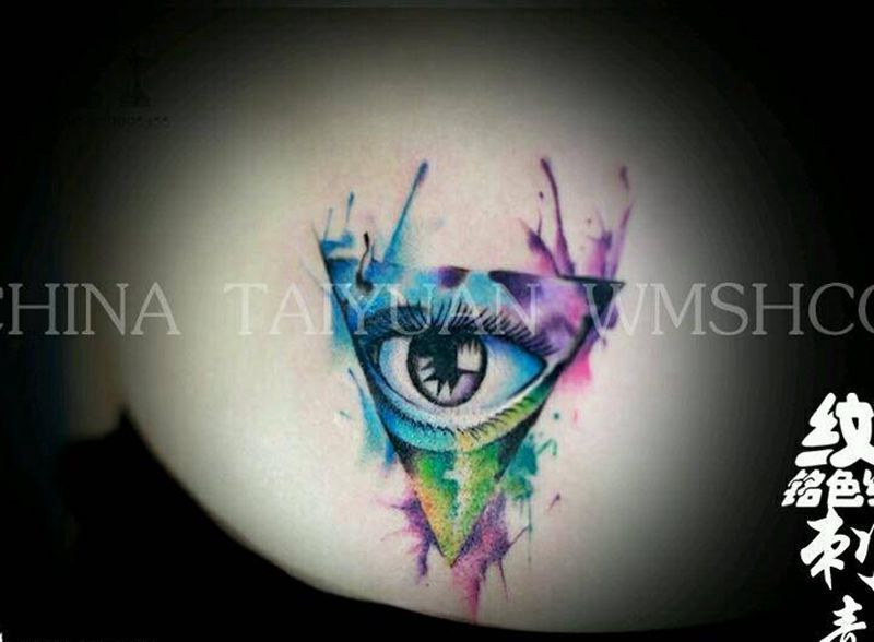 上帝之眼纹身图片