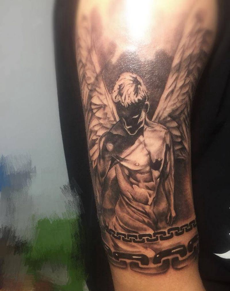 天使纹身图片