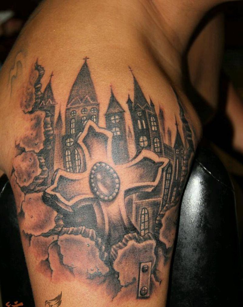 圣诞之夜纹身图片