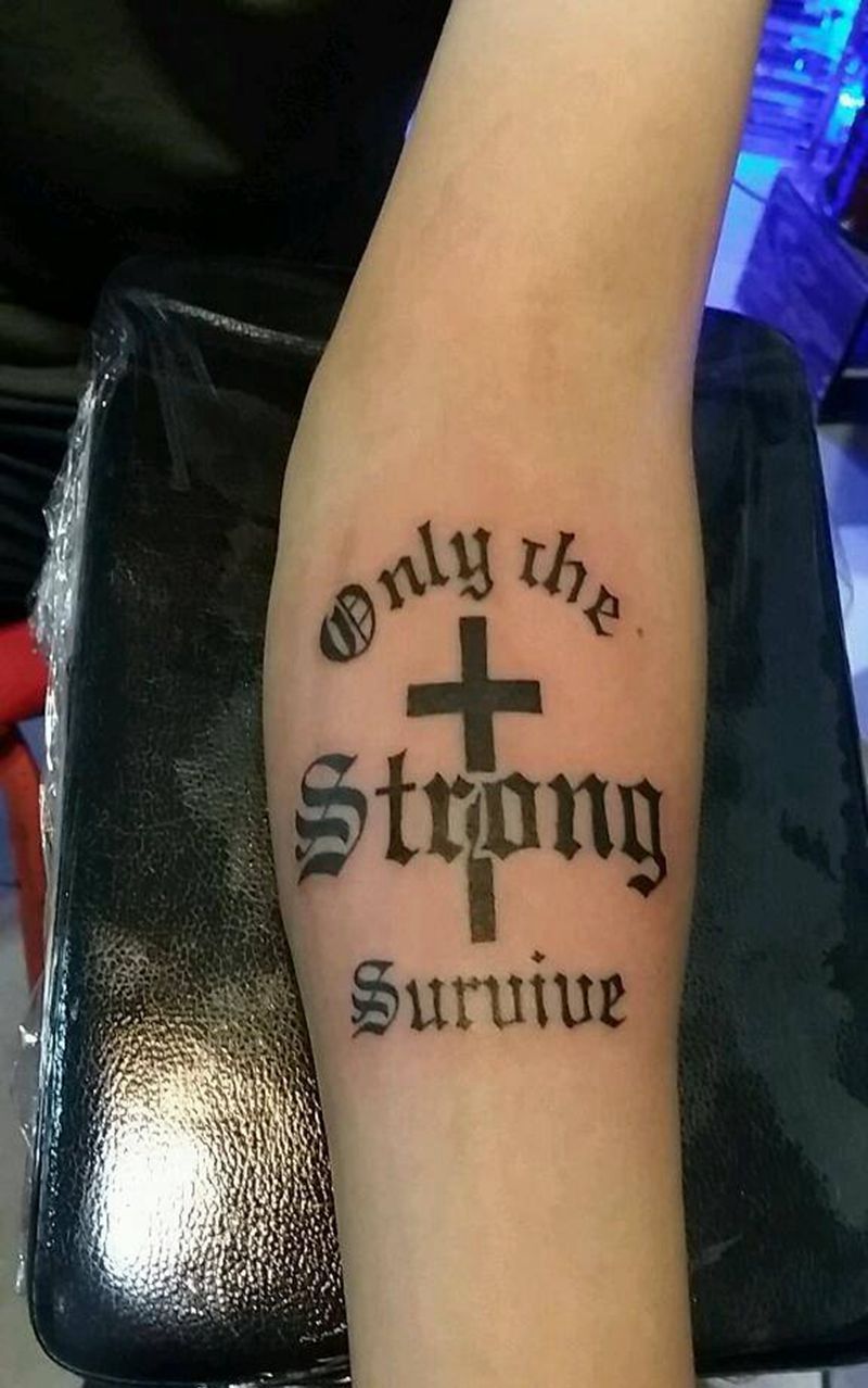 图腾字母纹身图片_欧美字符图腾成品纹身图案