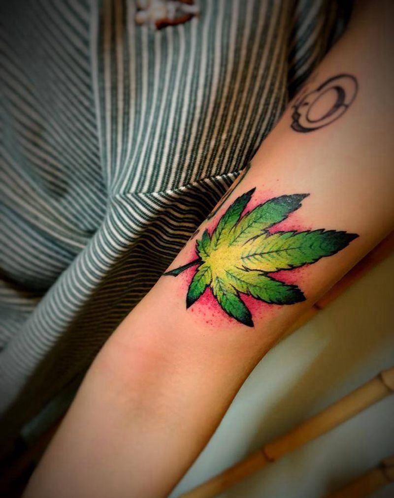 彩色小图纹身图片