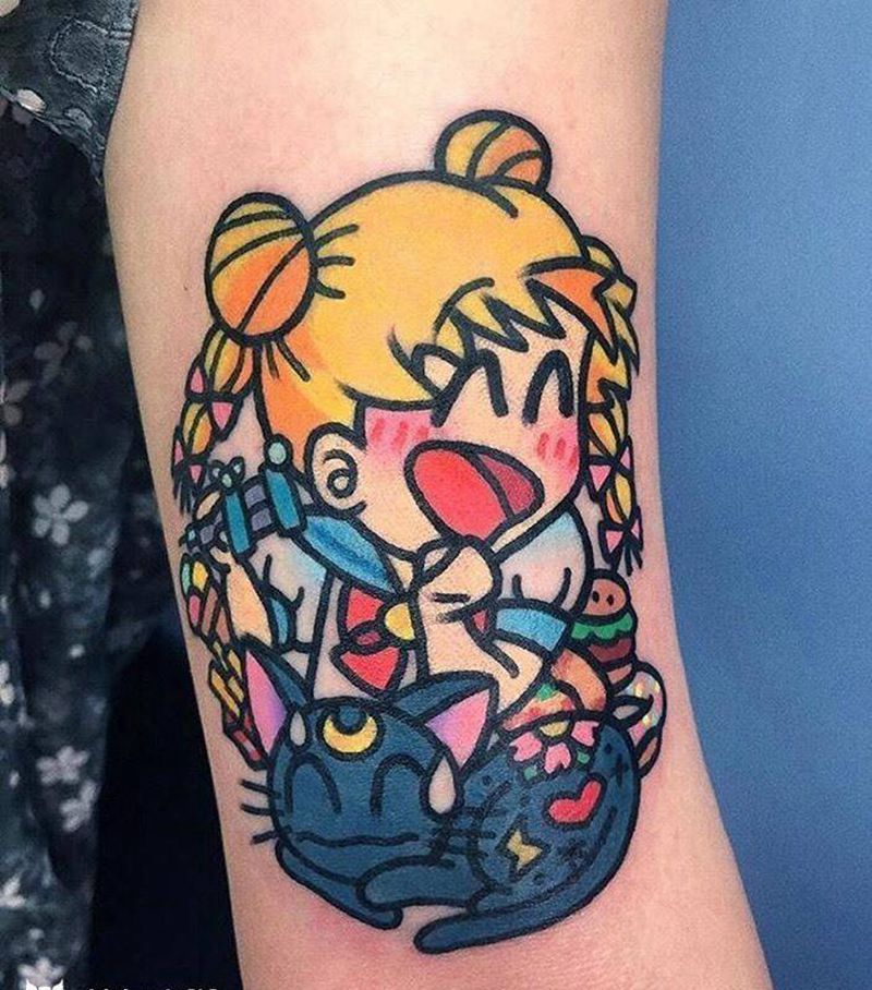 美少女战士纹身图片